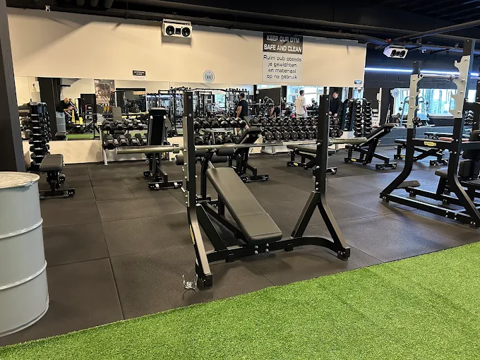 Kracht- en dumbbellzone bij FitZone Assenede